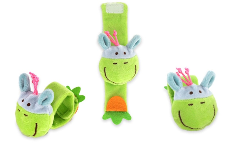 Baby Toys 0-12 Months Baby Rattle Kids Toy Stroller Crib Bed Insect Animal Plush Wrist Rattle Children Toy For Newborn Gift 1pcs